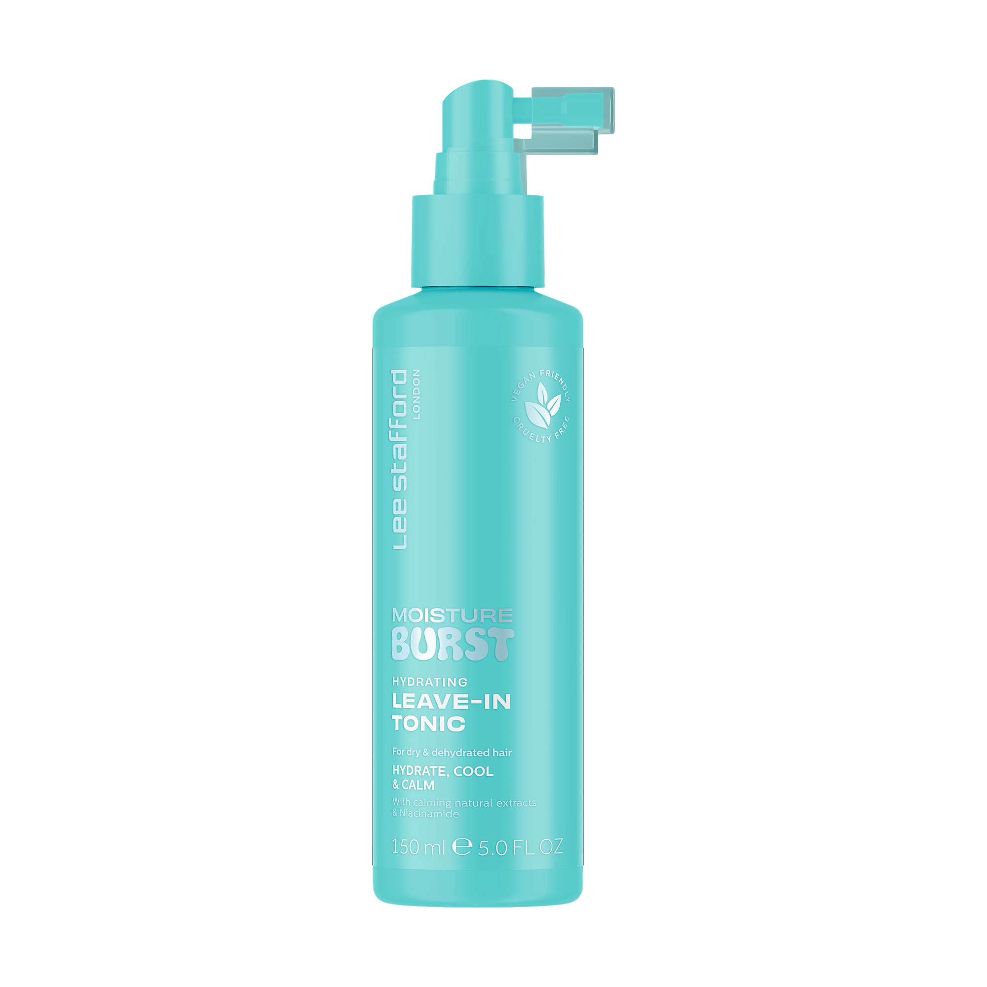 Зволожувальний незмивний тонік Lee Stafford Moisture Burst Hydrating Leave-In Tonic для сухого та зневодненого волосся, 150 мл
